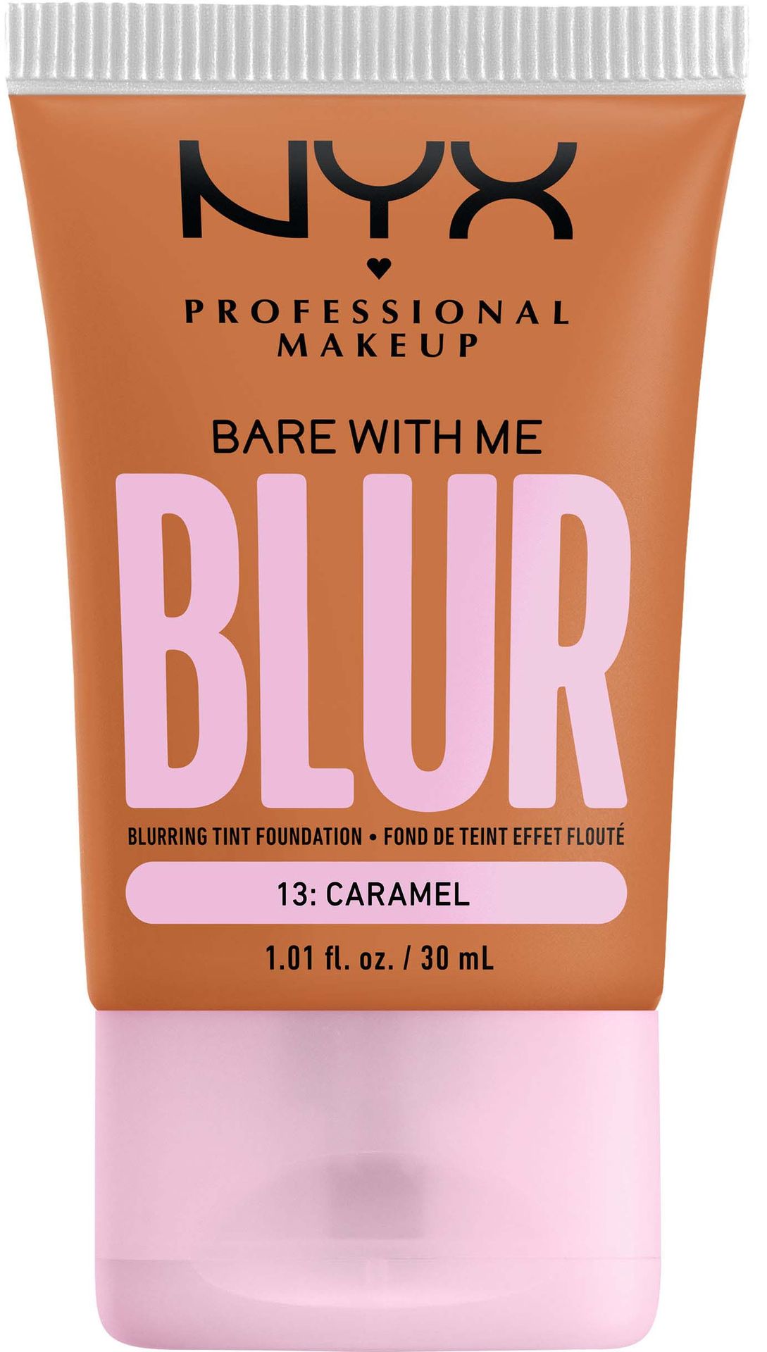 NYX PROFESSIONAL MAKEUP Bare With Me Blur Tint Foundation 13 Caramel - Podkład  13 Caramel