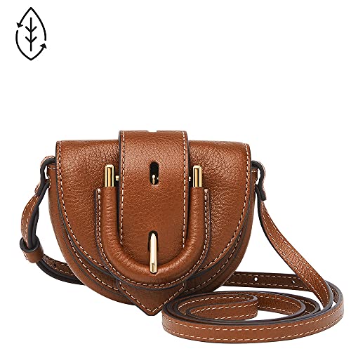 Fossil Womens Harwell torba na ramię, brązowa, 10,8 x 3,4 x 7 cm wys, brązowy, 10.8 cm L x 3.4 cm W x 7 cm H