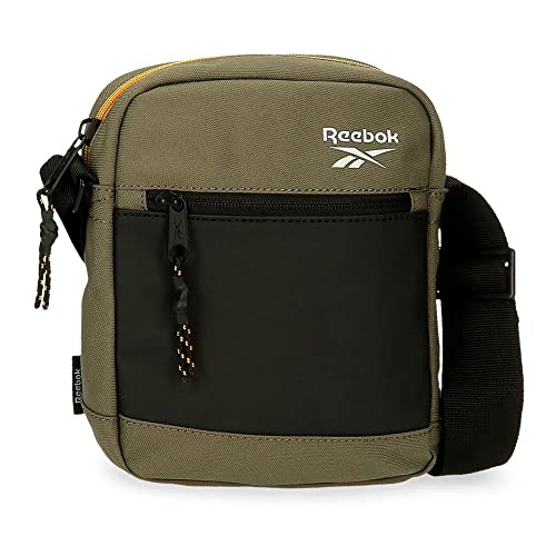 Reebok Hamilton Bagaż, Torba kurierska Mężczyzna, Zielony, Bandolera Pequeña, Mały pasek na ramię