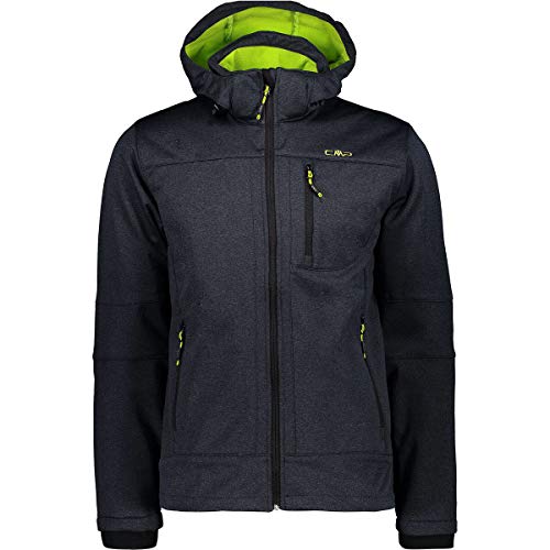CMP męska kurtka softshell, Asphalt Mel, 52