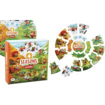 Puzzle 4 niesamowite pory roku Cubika