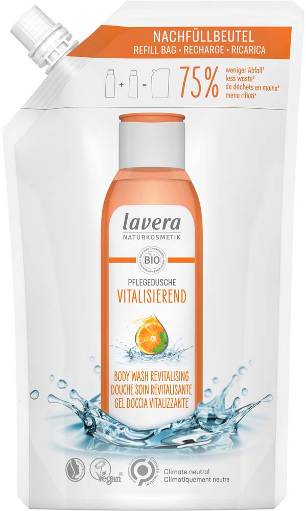 Lavera Body Wash Revitalising Refill 500 ml - wkład do żelu pod prysznic 500 ml