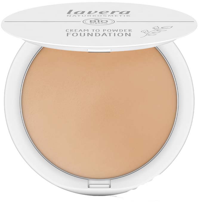 Lavera Cream to Powder Foundation 10,5 g - podkład do twarzy Tanned 02