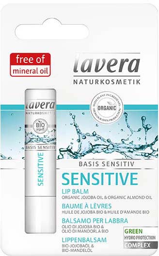 Lavera Basis Sensitiv balsam do ust z olejami migdałowymi i bio-jojoby 4,5g