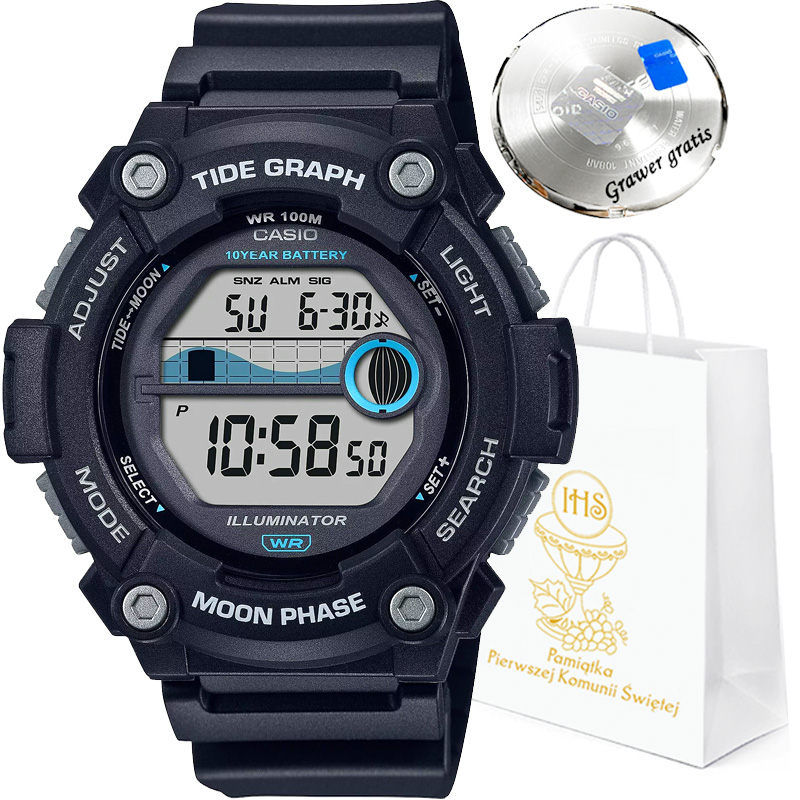 Zegarek chłopięcy Casio komunia TADIS grawer GRATIS