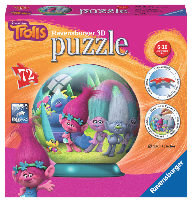 Ravensburger Trolle, puzzle 3D