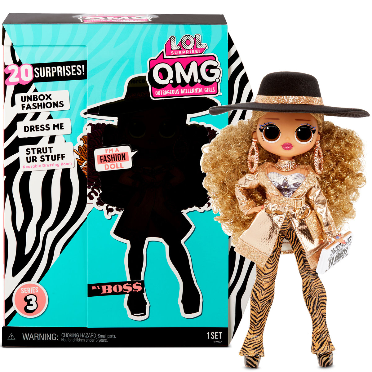 MGA Entertainment LOL Fashion lalka Da Boss OMG 3 seria 567219