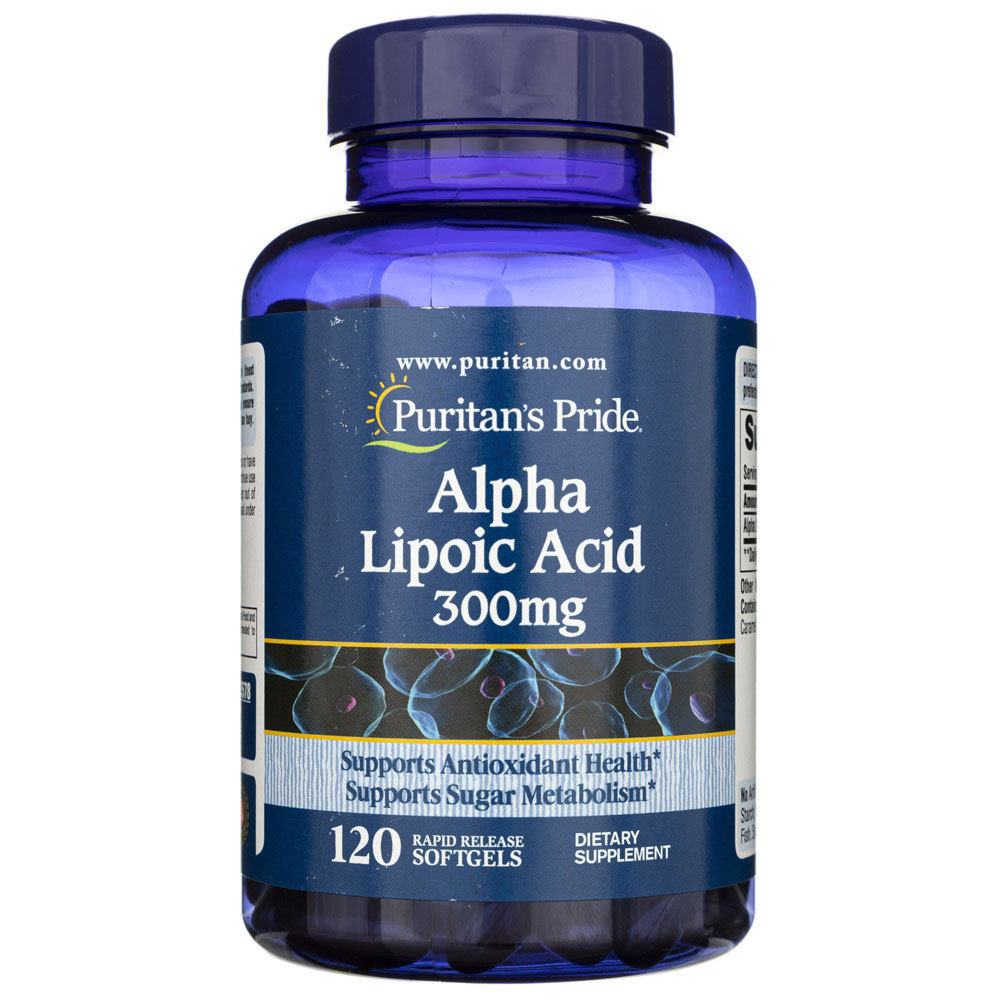 Puritan's Pride Puritan's Pride Kwas Alfa Liponowy 300 mg - 120 kapsułek
