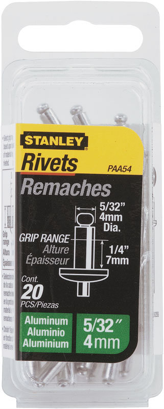 STANLEY Nity aluminiowe 5x10mm opakowanie 15szt 1-PAA66T