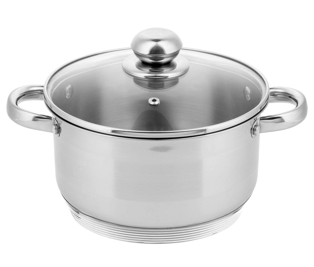 GARNEK STALOWY 4.6L 22CM DNO 9-WARSTW ZILNER ZL-7306