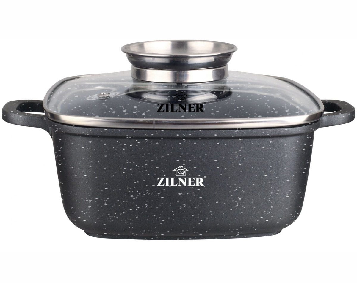 ZILNER ZILNER GARNEK MARMUROWY 6.5L 28cm BRYTFANNA ZILNER ZL-7003 ZL-7003