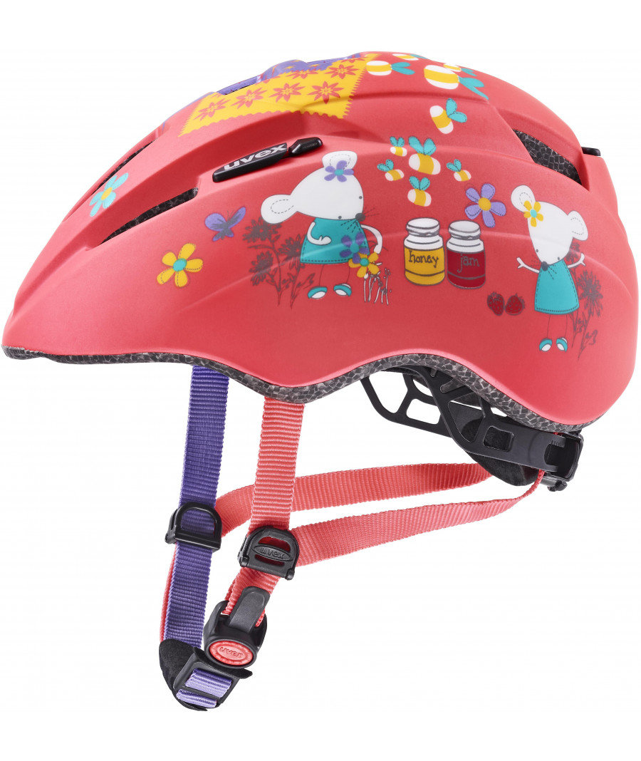 UVEX Kid 2 CC Kask Dzieci, coral mouse matt 46-52cm 2021 Kaski dla dzieci S4149820615