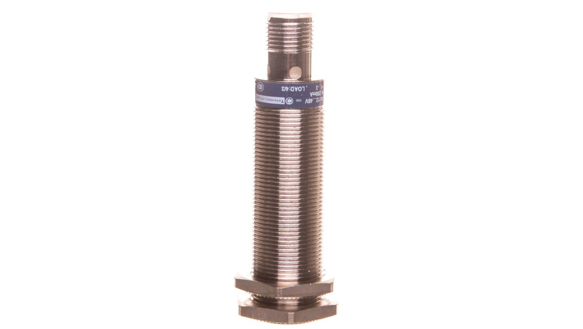 Schneider telemec anique czujniki xs518 blpam12 XS5 indukcyjna czujnik, mosiądz, M18, długość 74 MM, 5 MM odstęp między włączająca, 12 VDC 48 VDC, podłączenie bezpośrednie M12 XS518BLPAM12