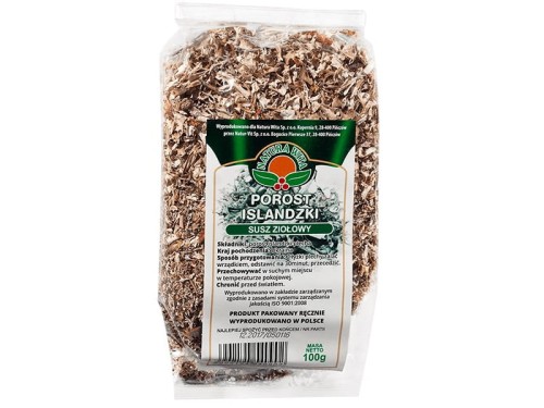 NATURA-WITA NATURA-WITA Porost islandzki 100g 34NATZIOPR