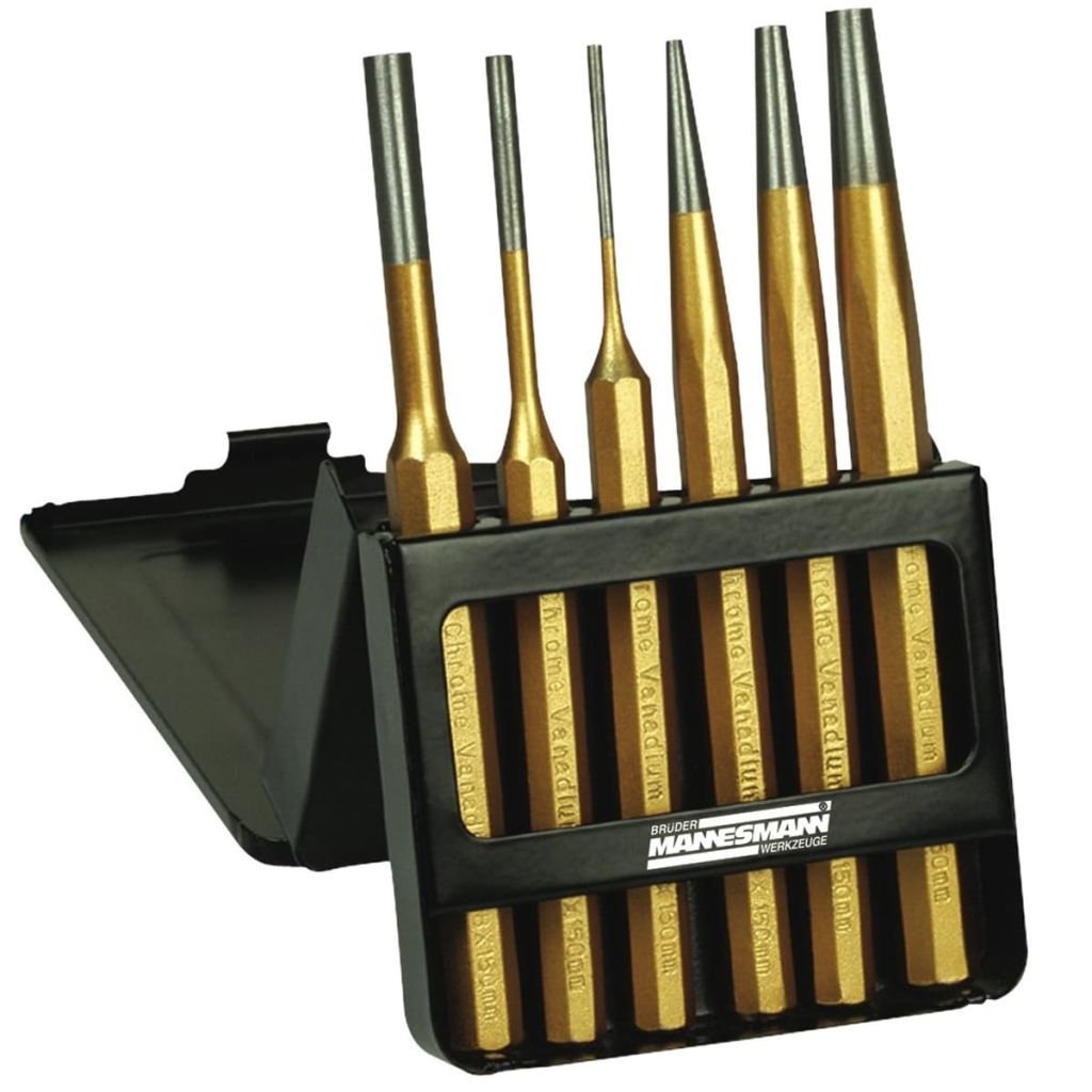 Bruder Mannesmann Brüder Mannesmann 6-częściowy zestaw punktaków, stal, 65410