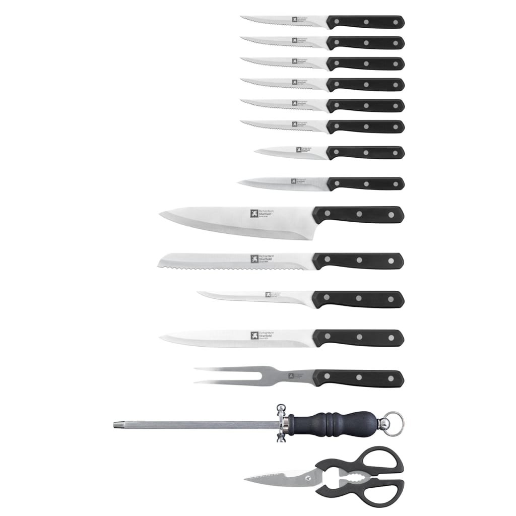 Richardson Zestaw noży w bloku - zestaw 15 cz. Cucina R15000K372K80