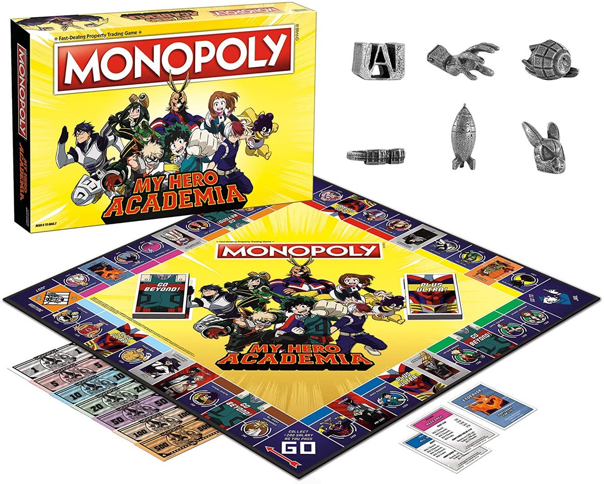 Boku My Hero Academia, Monopoly gra planszowa, hasbro