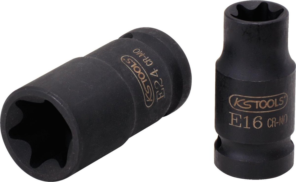 KS Tools Siła  9110963 TX E klucz nasadowy, krótkie, E18, 1/2