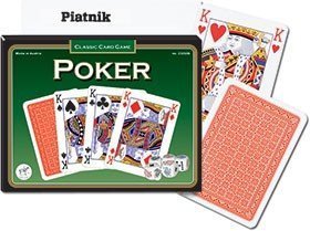Piatnik Karty do gry 2 talie, Karty Poker