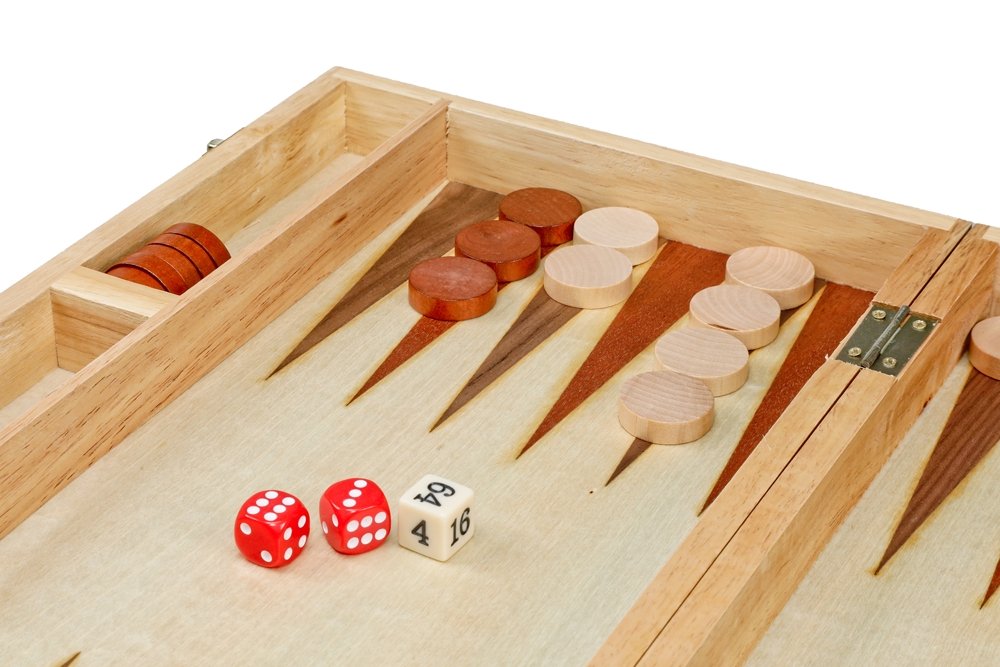 Backgammon 447 - Buk - Intarsja - sklep-szachy.pl