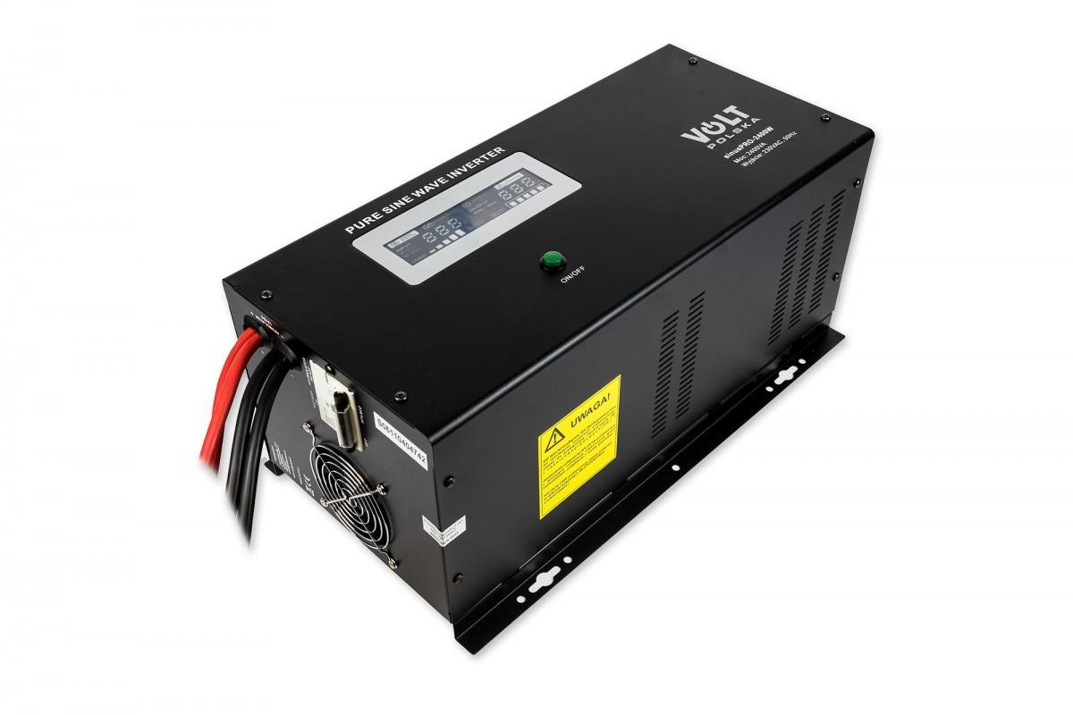 PRZETWORNICA VOLT POLSKA SINUSPRO-2400W 12V 1600/2400W  - Raty 0% - 38 sklepów w całej Polsce