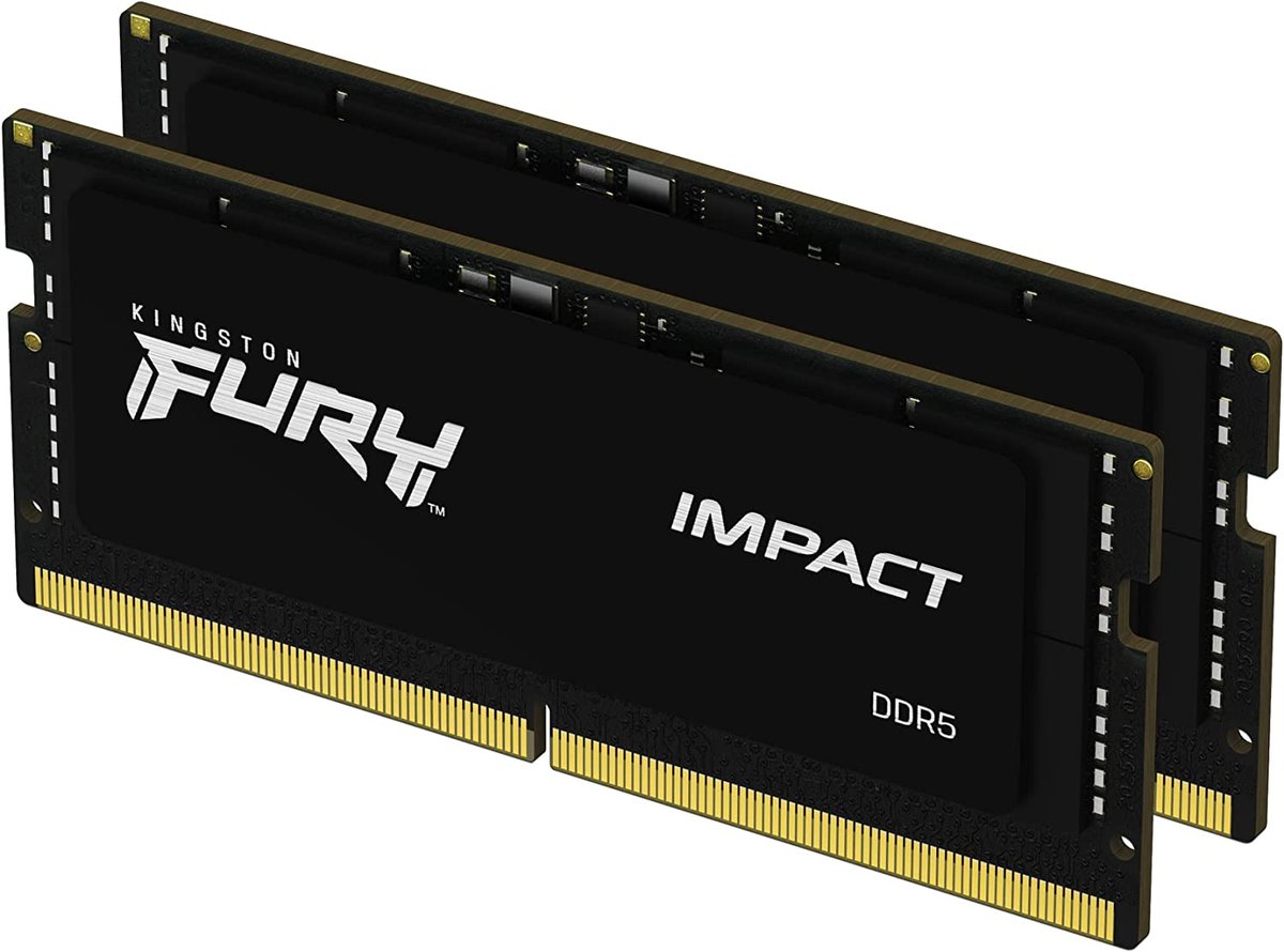 Kingston DDR5 SODIMM Fury Impact 16GB 2 8GB 4800 CL38