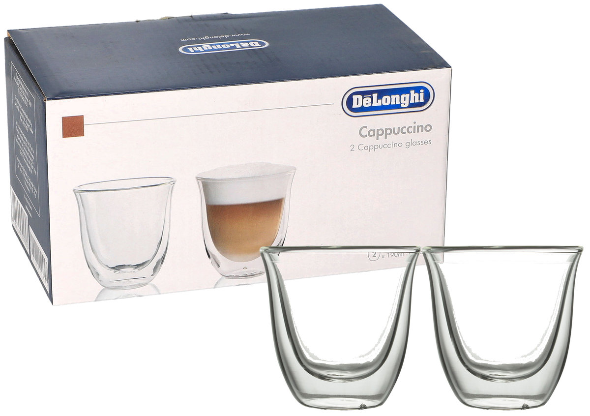 Szklanki termiczne Delonghi do Cappuccino 190ml