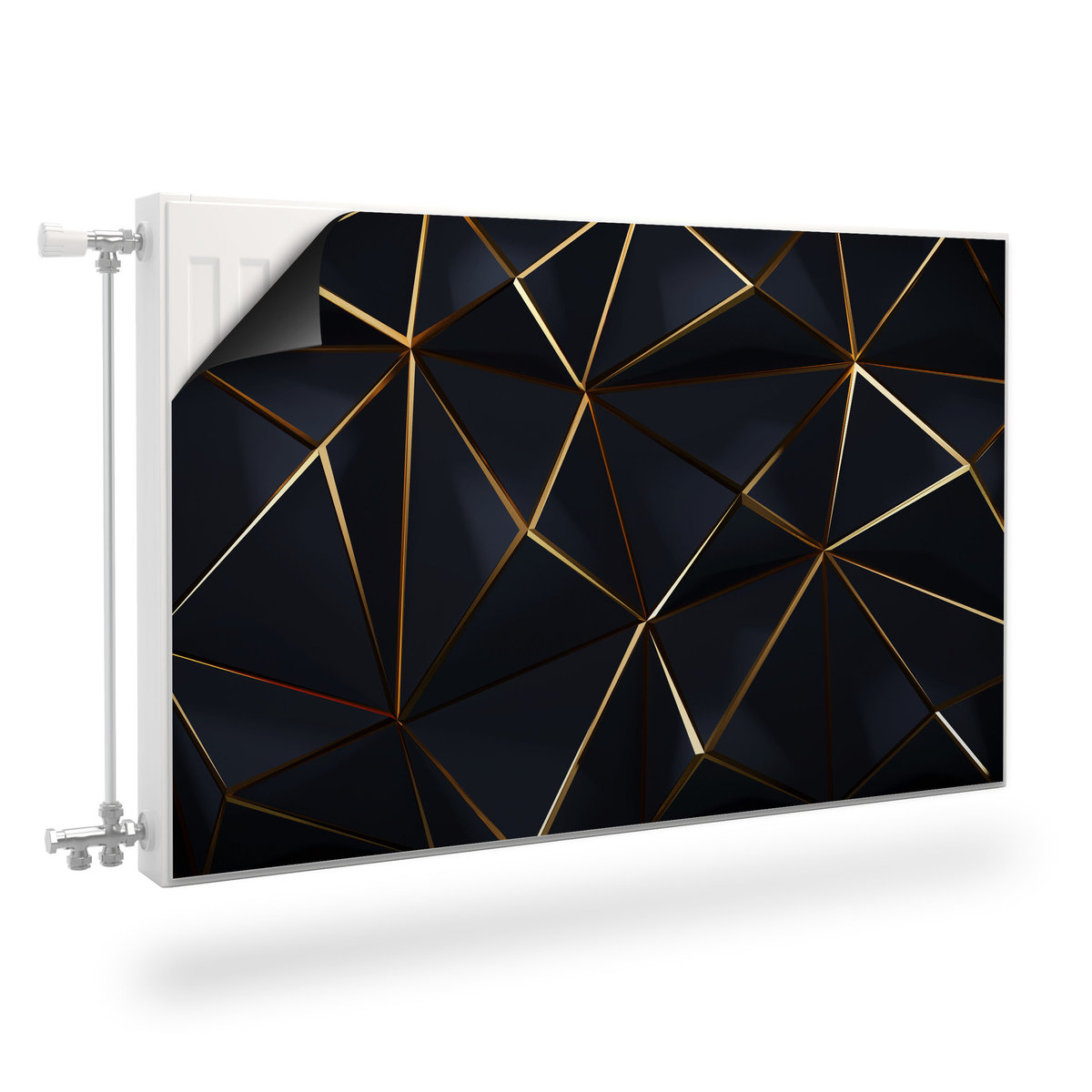 Osłona MAGNETYCZNA Kaloryfera Trójkąty Efekt 3D 100cm x 60cm