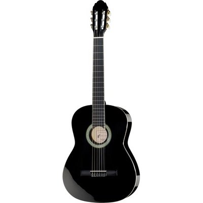 Harley Benton Gitara klasyczna Harley Benton CG200-BK Zestaw