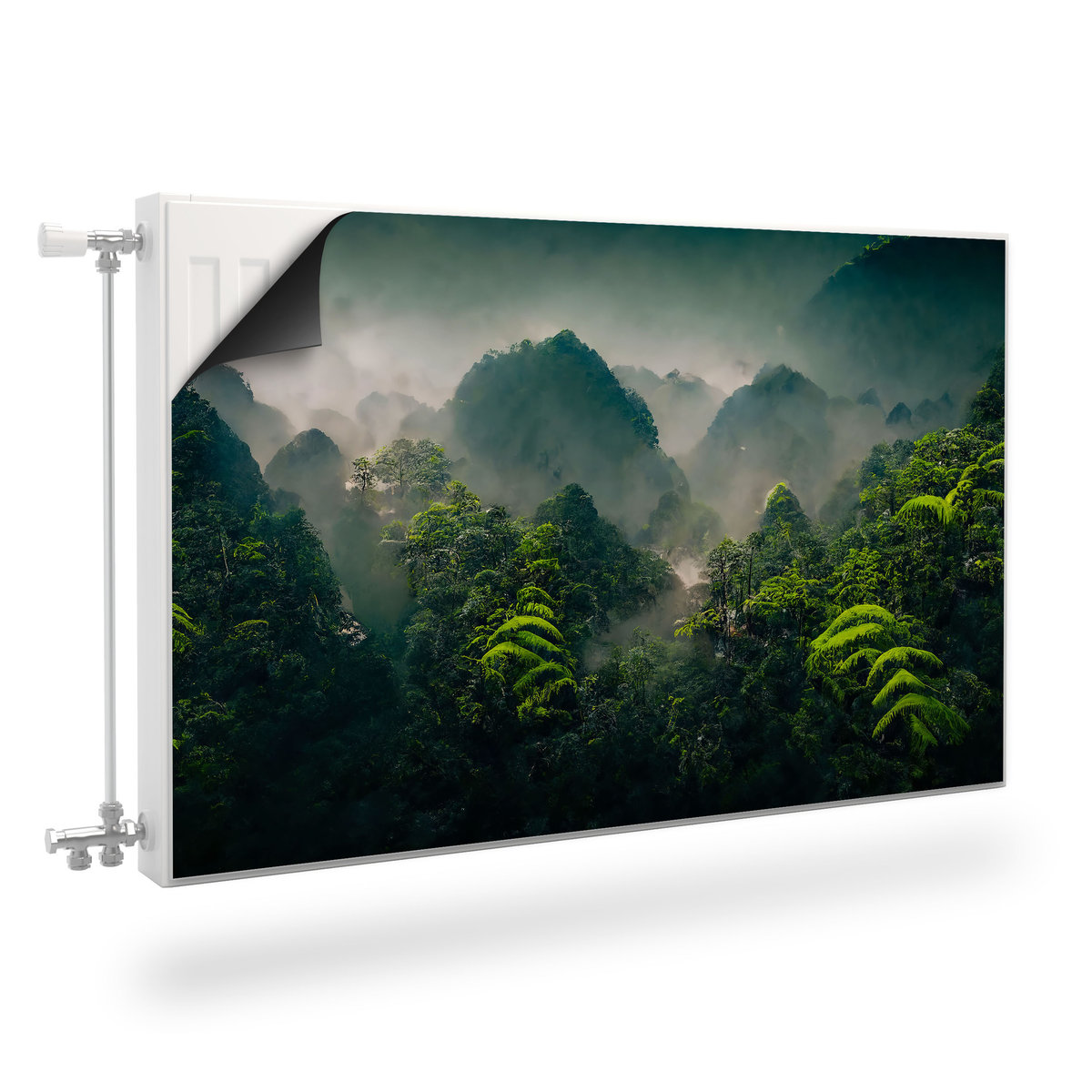 Osłona MAGNETYCZNA Grzejnika Egzotyczny Las Krajobraz 3D 120cm x 60cm