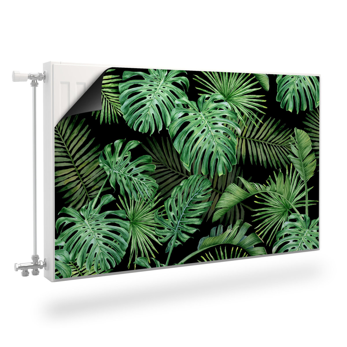 Osłona Magnetyczna Kaloryfera LIŚCIE Egzotyczne Rośliny Natura 90cm x 60cm