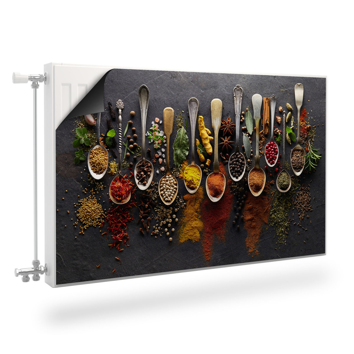 Osłona MAGNETYCZNA Na Grzejnik Łyżki Przyprawy 120cm x 60cm