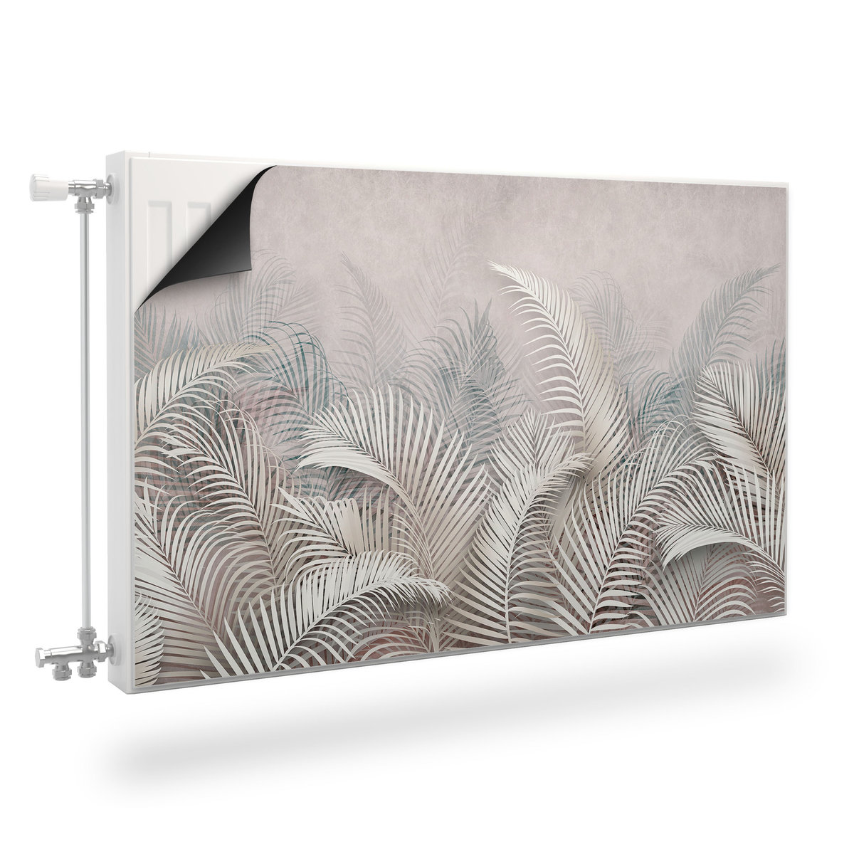 Osłona MAGNETYCZNA Kaloryfera ROŚLINY Liście Palmy Natura 90cm x 60cm