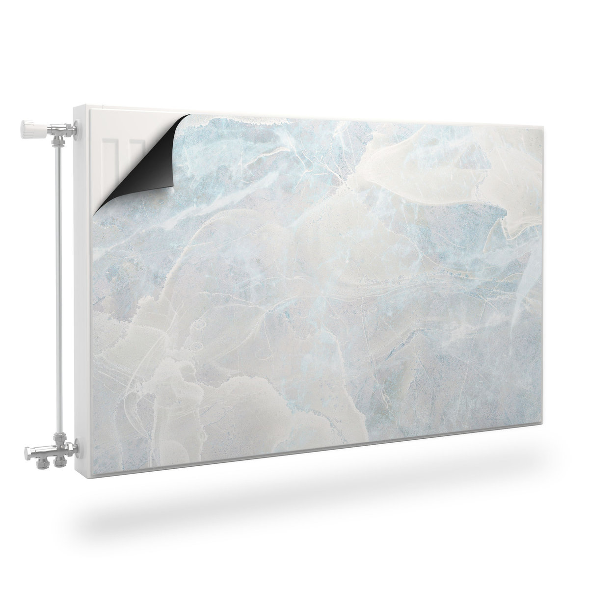 Osłona MAGNETYCZNA Na Grzejnik Jasny Marmur Abstrakcja 110cm x 60cm