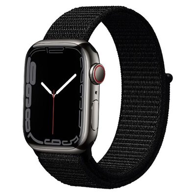 Apple Crong Pasek sportowy Crong Reflex Band do Watch 42/44 mm odblaskowy czarny CRG-44RFB-BLK