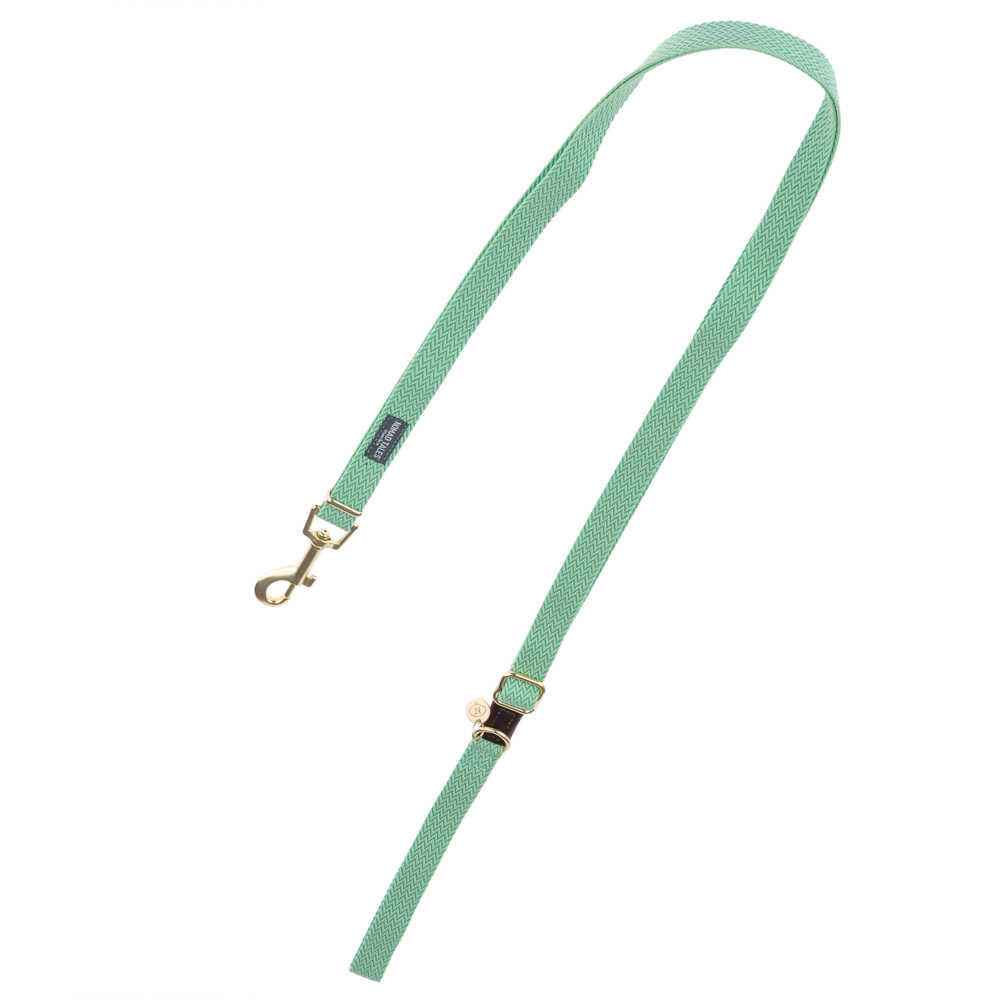 Nomad Tales Bloom, smycz, kolor mint - Dł. 200 cm, szer. 20 mm