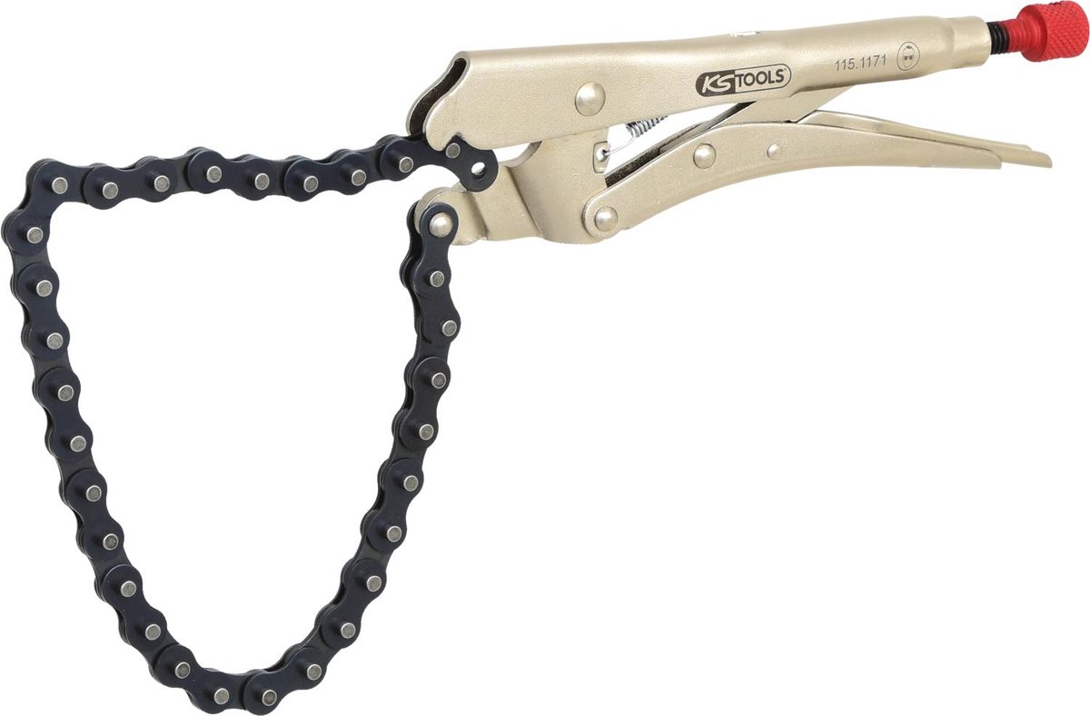KS TOOLS Szczypce zaciskowe ?a?cuchowe,220mm