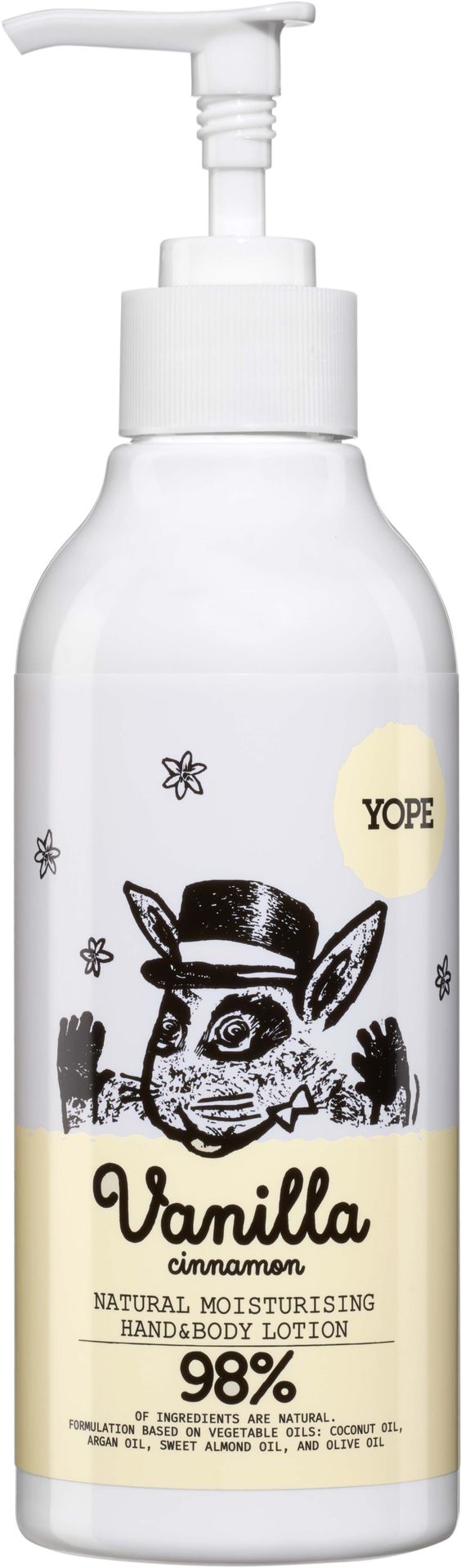 YOPE Core Hand/Body Lotion Vanilla & Cinnamon 300 ml