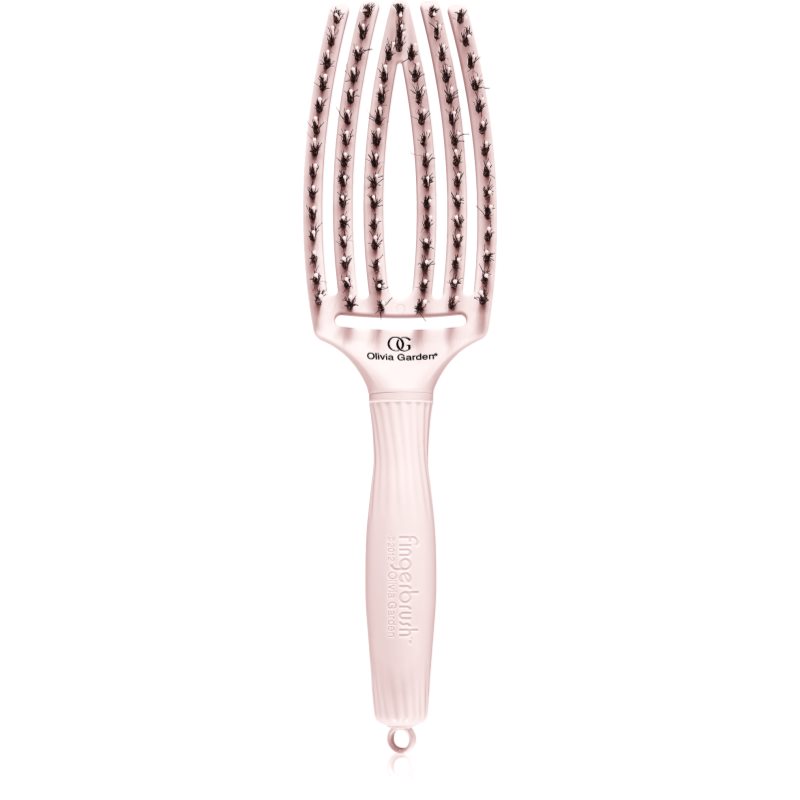 Olivia Garden Szczotka Fingerbrush Combo Medium Pastel PINK