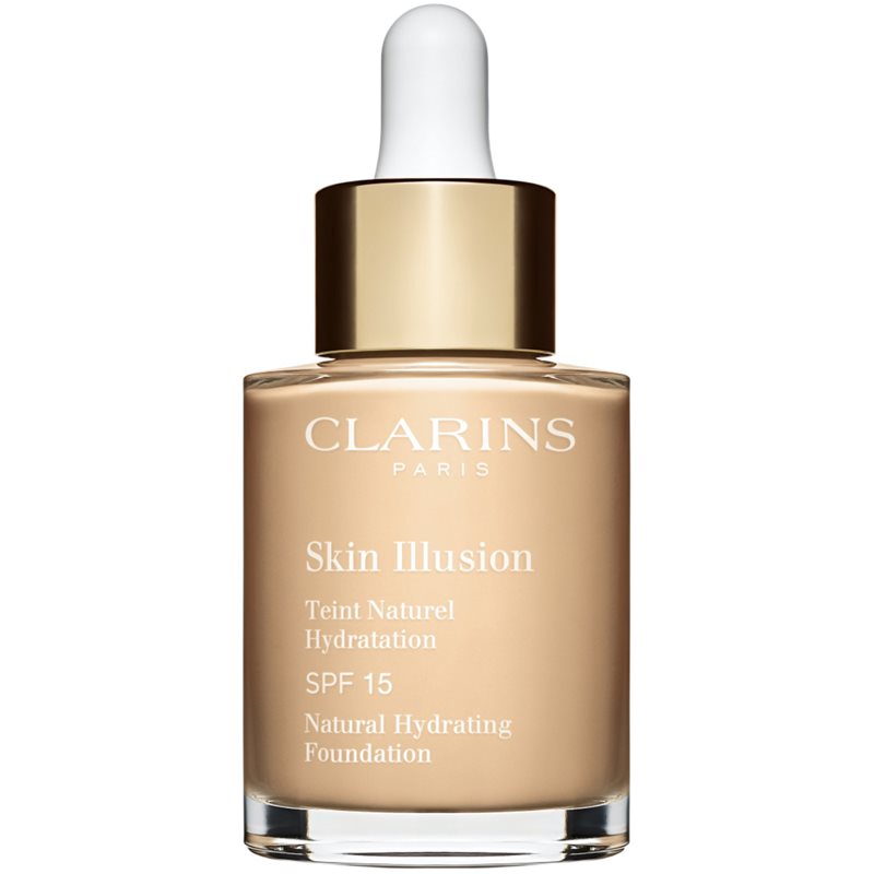Clarins Skin Illusion Natural Hydrating Foundation SPF 15 101 Linen Podkład 30ml