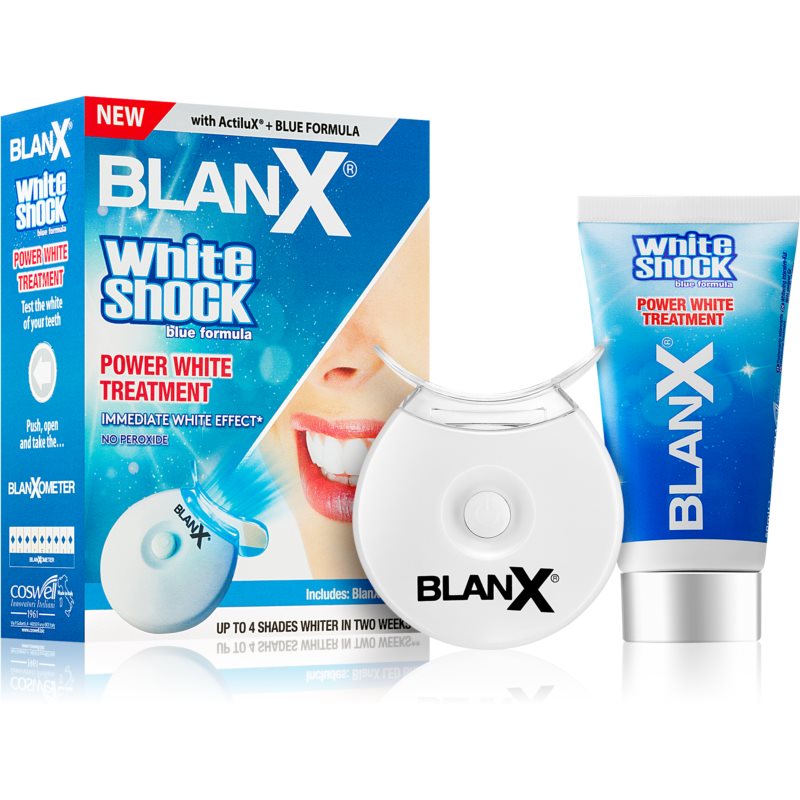 A.B.BERREN-HANDLOWY SP. Z O.O. BLANX WHITE Shock Intensywny System Wybielający 50ml + BlanX LED