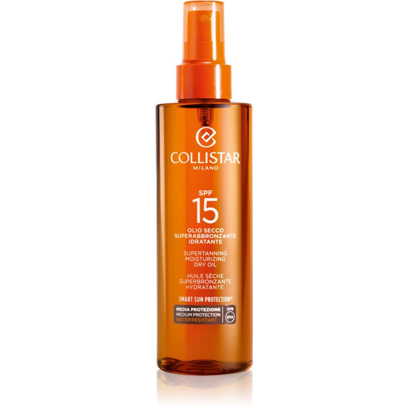 Collistar Sun Protection olejek do opalania SPF 15 Supertanning Dry Oil) 200 ml