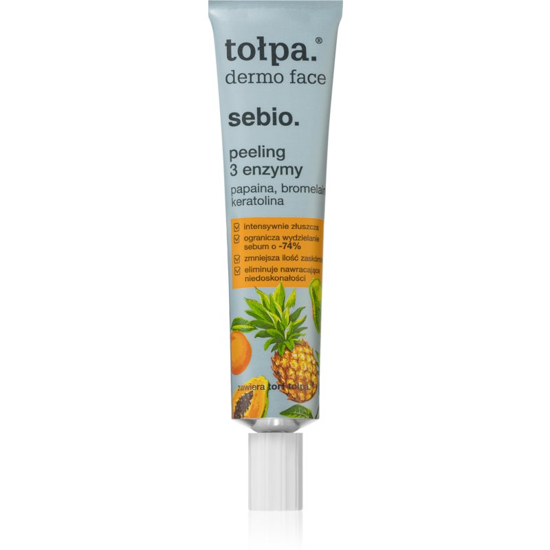 Tołpa dermo face sebio, peeling 3 enzymy, 40 ml