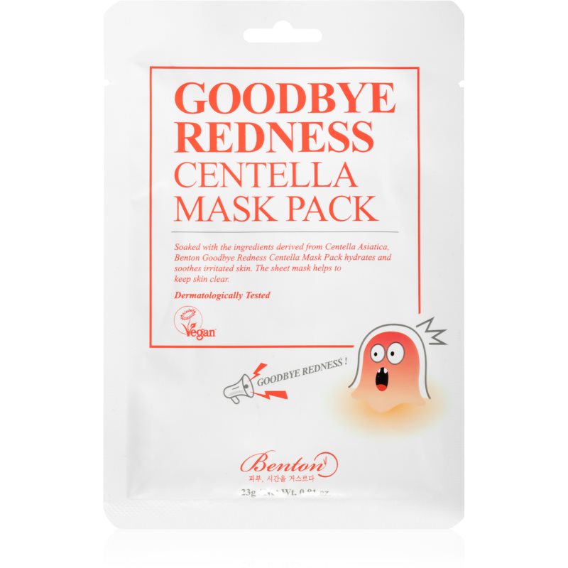 Benton Goodbye Redness Łagodząca maska z centellą