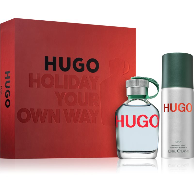 HUGO BOSS Hugo Man zestaw EDT 75 ml + dezodorant 150 ml dla mężczyzn