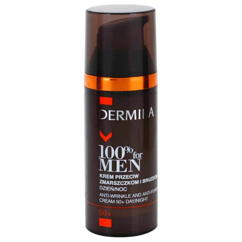 Dermika Cederroth 100% for Men krem 50+ przeciw zmarszczkom i bruzdom na dzień i noc 50 ml