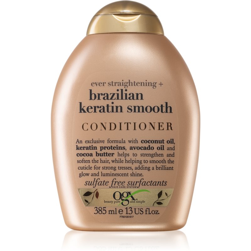 Organix Cosmetix Brazylijska Keratyna odżywka wygładzająca z brazylijską keratyną 385ml