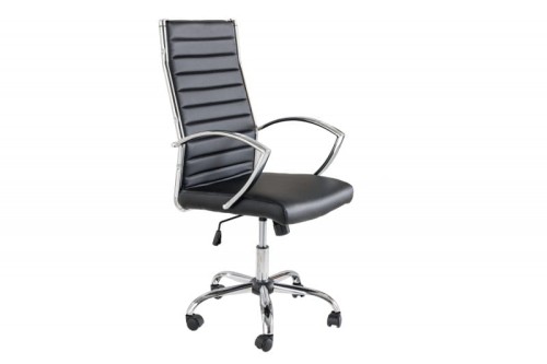 Fotel biurowy Big Deal 107-117 cm czarny - Invicta