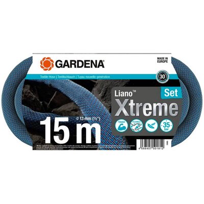 Wąż ogrodowy GARDENA Liano Xtreme 18465-20 (15 m) - Zestaw