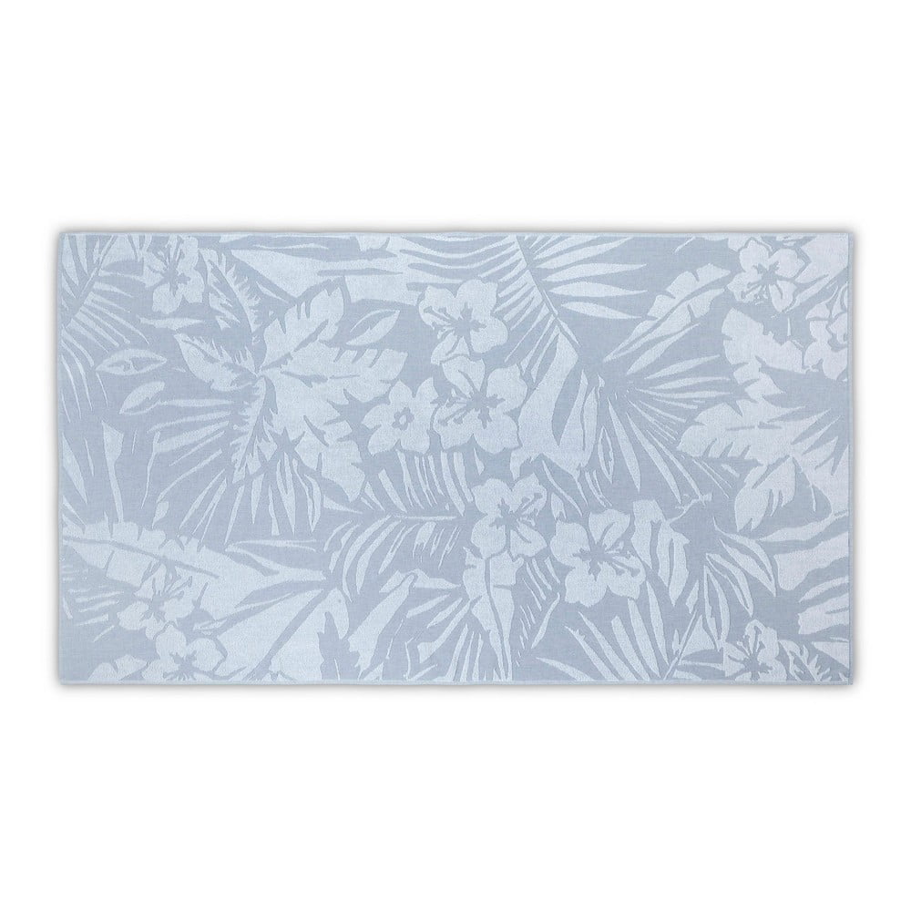 Niebieski ręcznik plażowy 180x100 cm Botanic – Foutastic